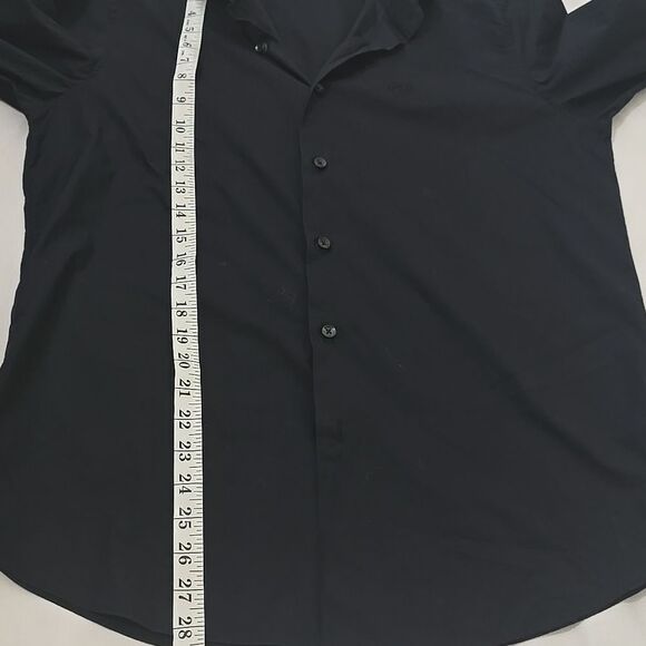 Roberto Cavalli Black Cavalli Button Down Shirt Sz 41/16 - Picture 4 of 9